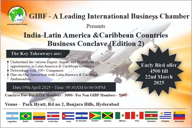 Upcoming Events 2025 - India-Latin America and Caribbean Countries Business Conclave (Edition 2)