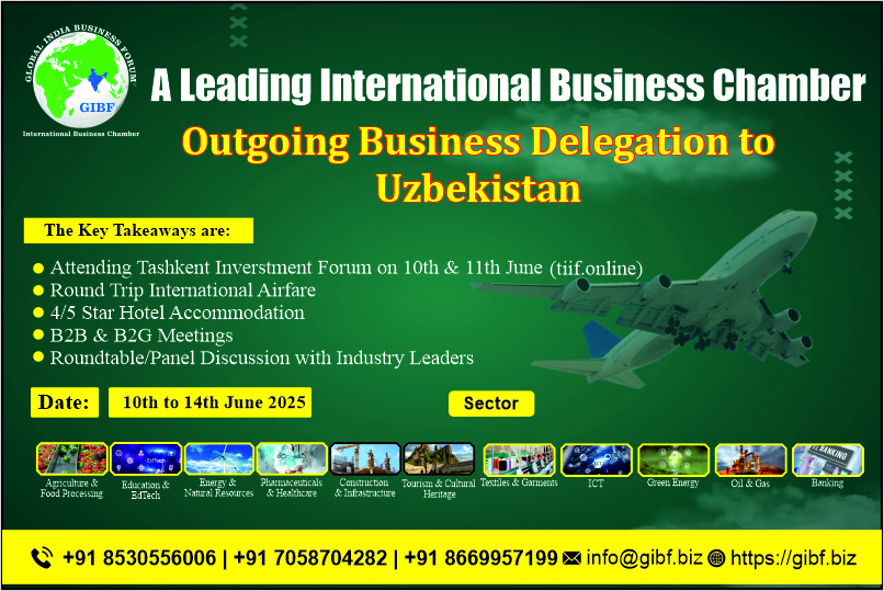 Upcoming Events 2025 - Outgoing Business Delegation to Uzbekistan