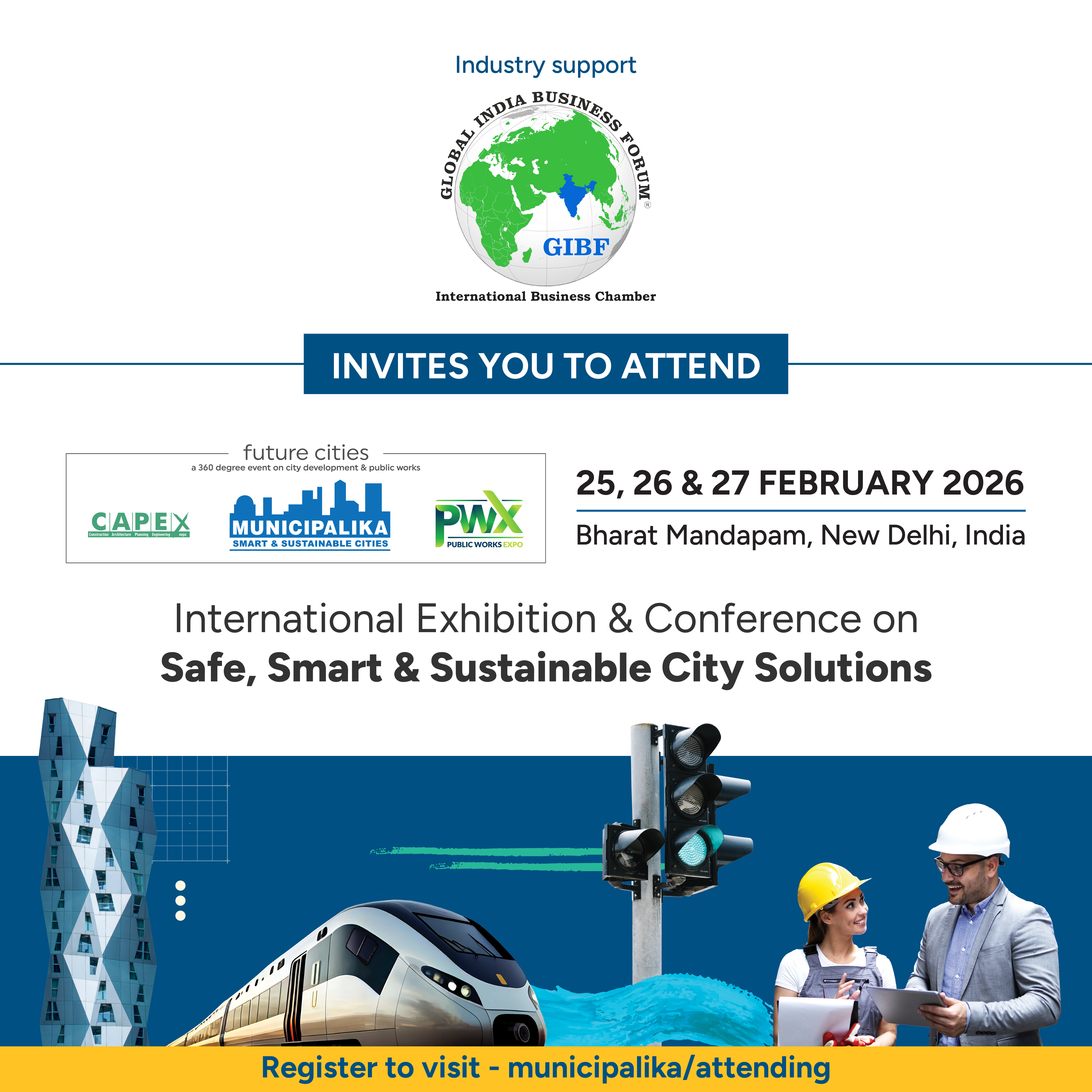 GIBF collaborative event Municipalika 2026 showcasing urban development and municipal innovation