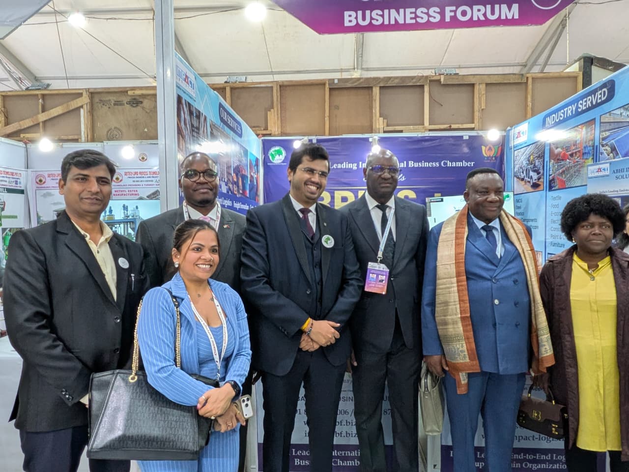 GIBF and AID team at gala