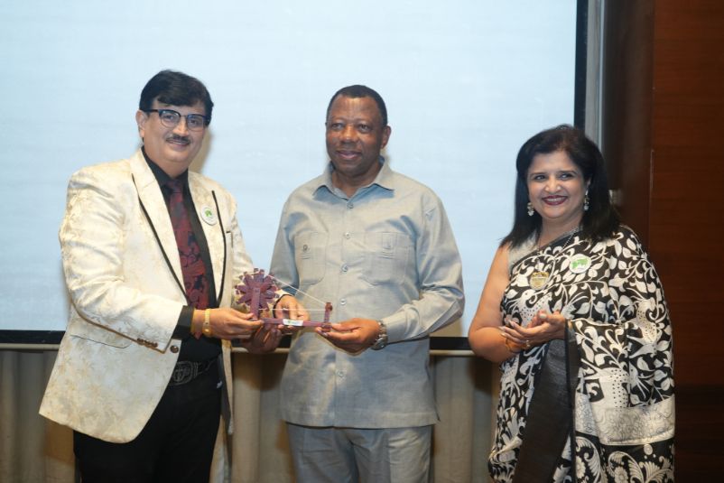 Networking lunch at the 2nd edition of the India–Africa Business Conclave