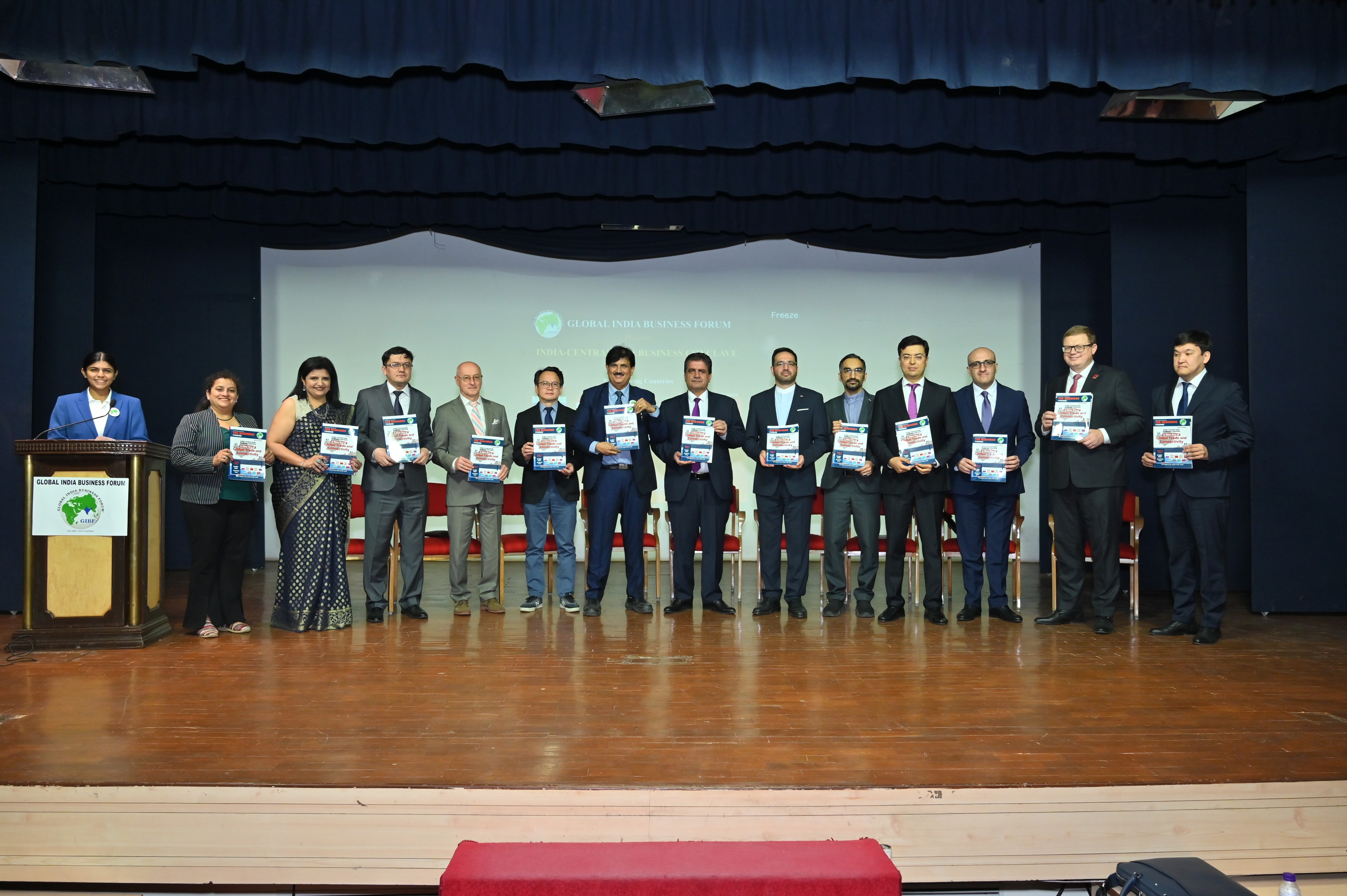 GIBF Past Event - 2024 - India-Central Asia Business Conclave - Inauguration of The Business Tycoons Magazine
