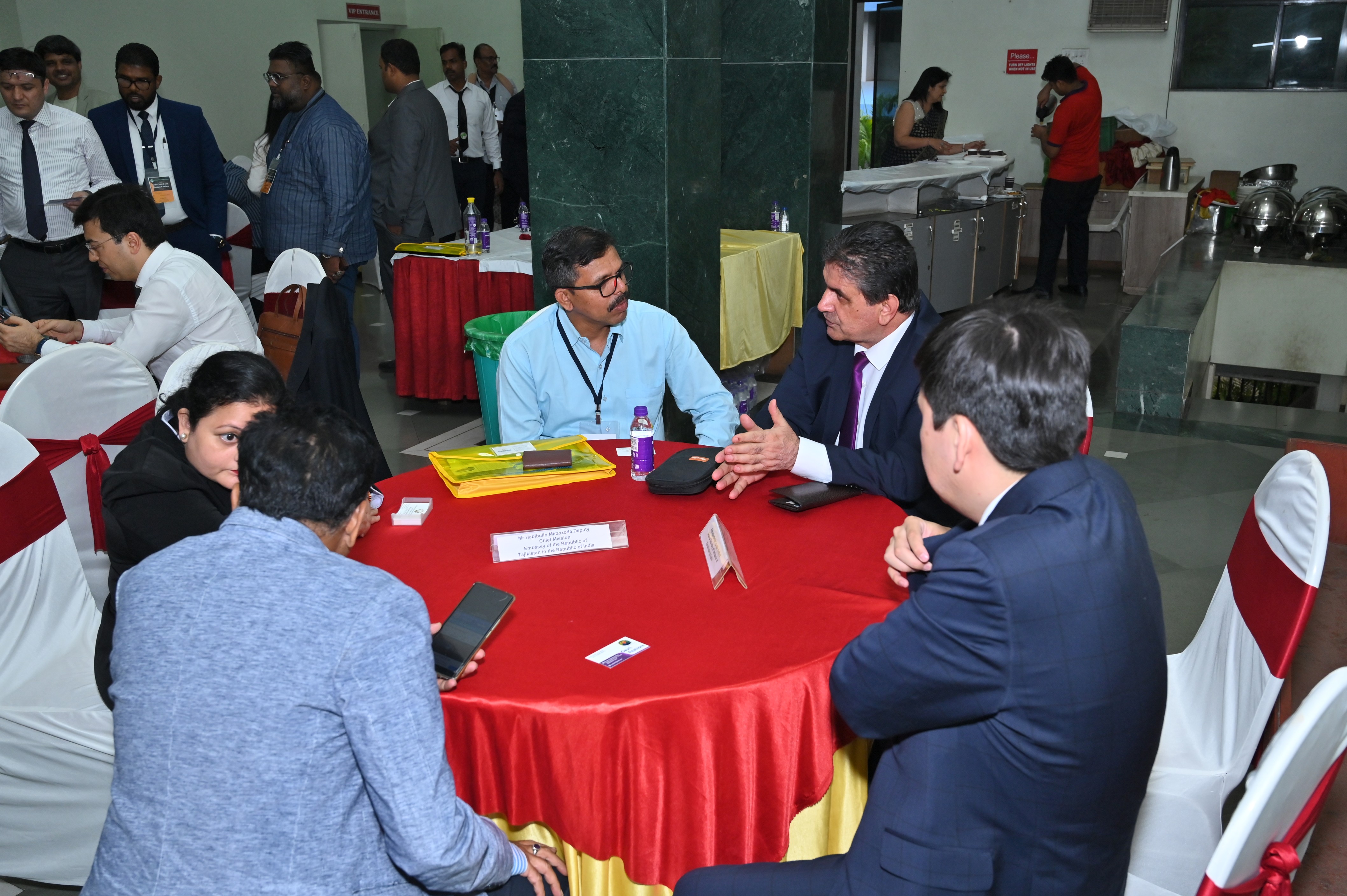 GIBF Past Event - 2024 - India-Central Asia Business Conclave - Mr.  Habib Mirzozoda, Deputy Chief of Mission of the Republic of Tajikistan to the Republic of India, B2b Meeting Session