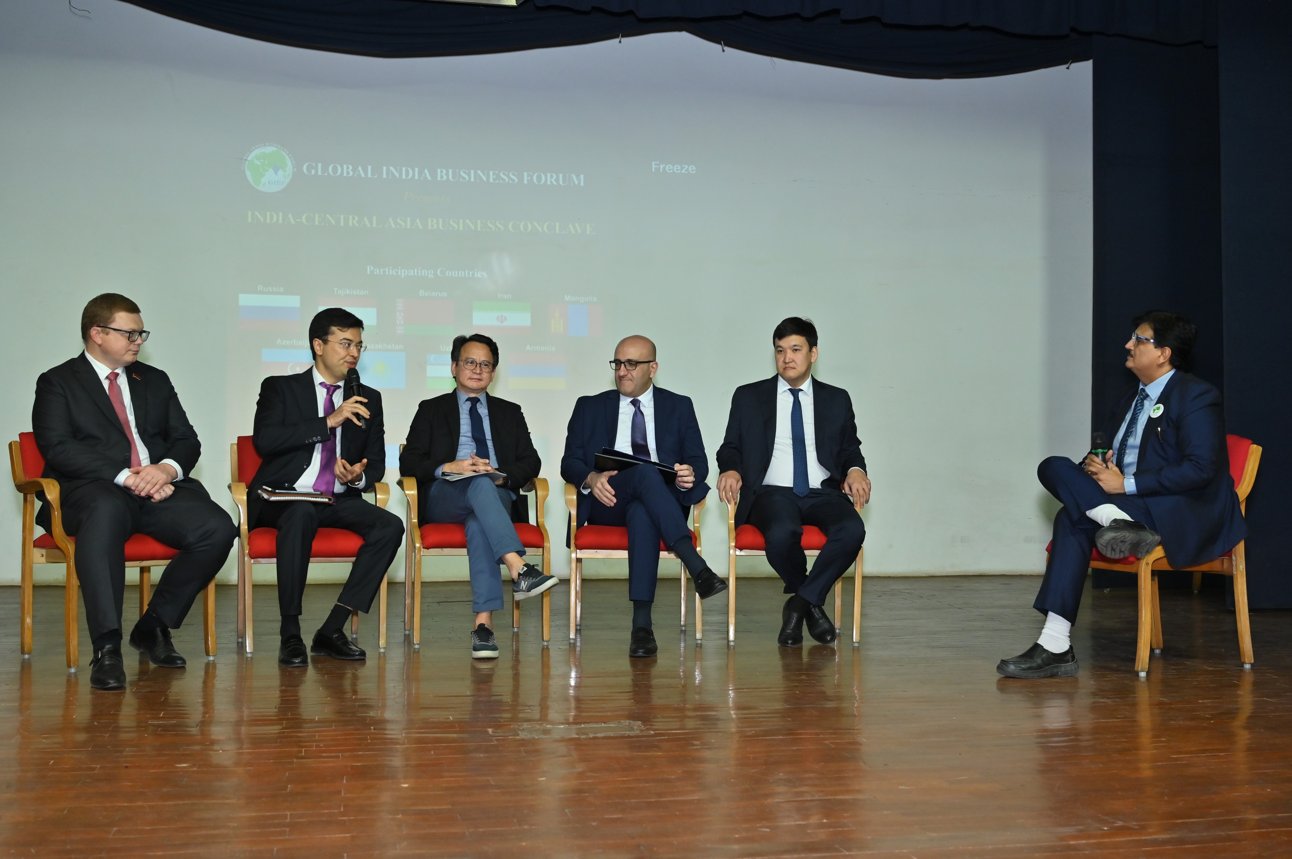 GIBF Past Event - 2024 - India-Central Asia Business Conclave - Panel Dicussion: Azerbaijan, Kazakhstan, Mongolia, Belarus, Uzbekistan - Question