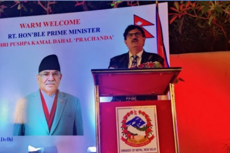 Leaders from India and Nepal discussing stronger diplomatic and economic relations
