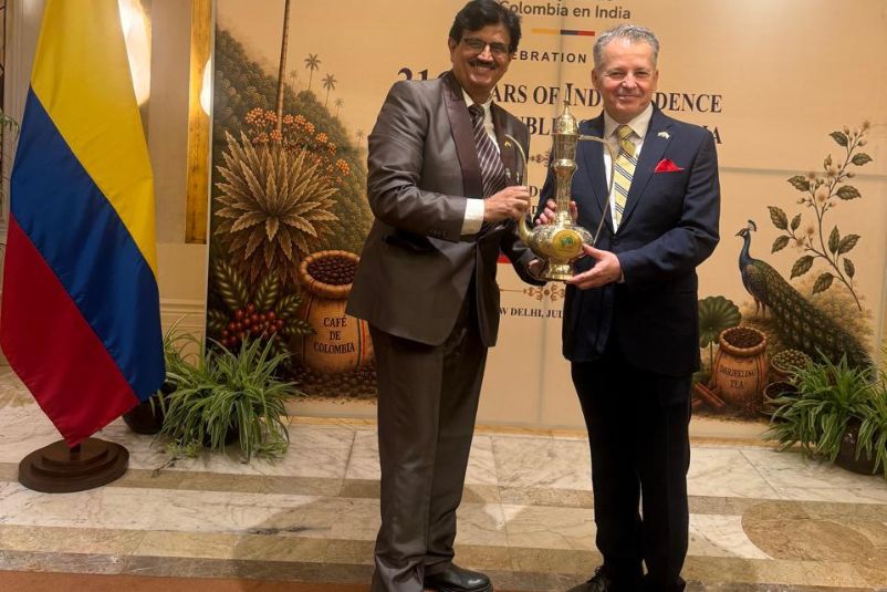 GIBF President at Colombian Embassy Celebration