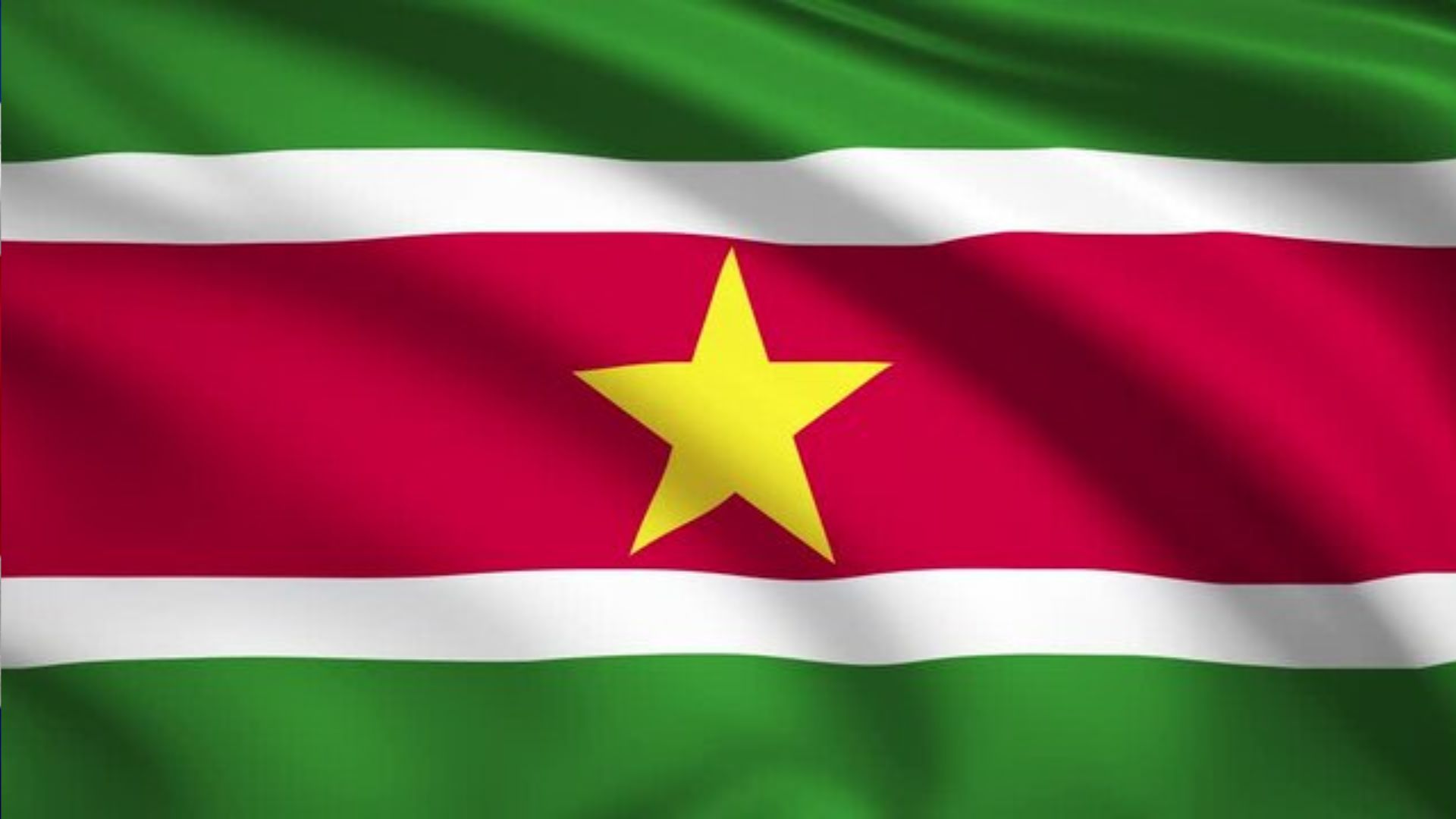 Celebrating with Latin Countries - Suriname Flag