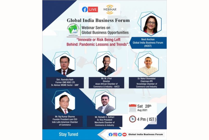 GIBF Sectorwise Webinar 2021 - Innovate or Risk Being Left Behind: Pandemic Lessons