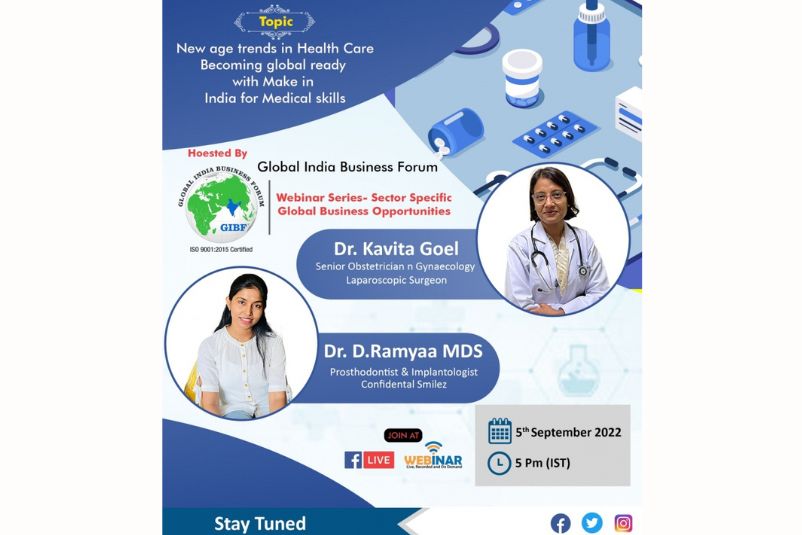 GIBF Sectorwise Webinar 2022 - New Age Trends in Healthcare Becoming
